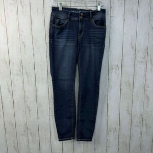 Wallflower The Ultra Fit Women's Skinny Jeans Dark Wash Stretch Denim Size 9 Reg